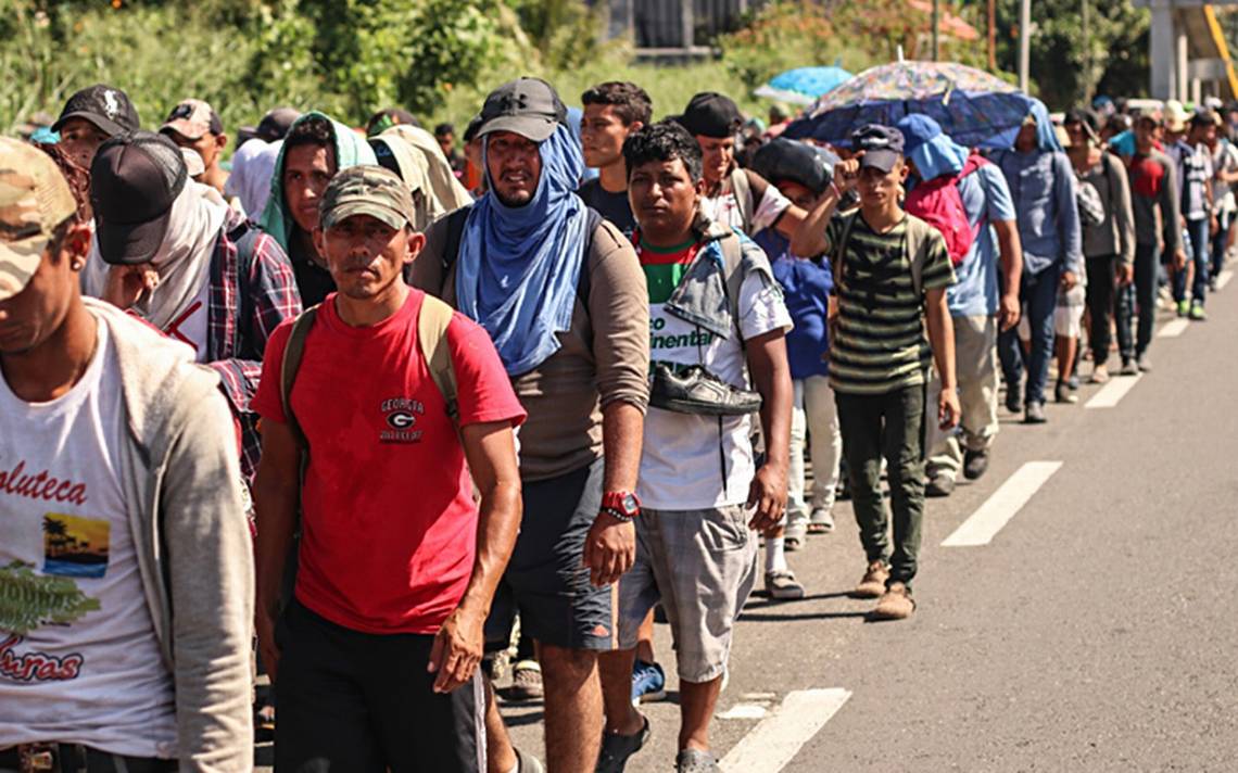 EU regresa a familias de caravanas migrantes a M xico El Sol de